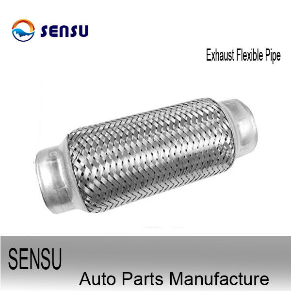 51mm*200mm Stainless Steel Exhaust Flex Pipe With Interlock Liner
